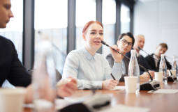 Picture illustrating an exchange meeting